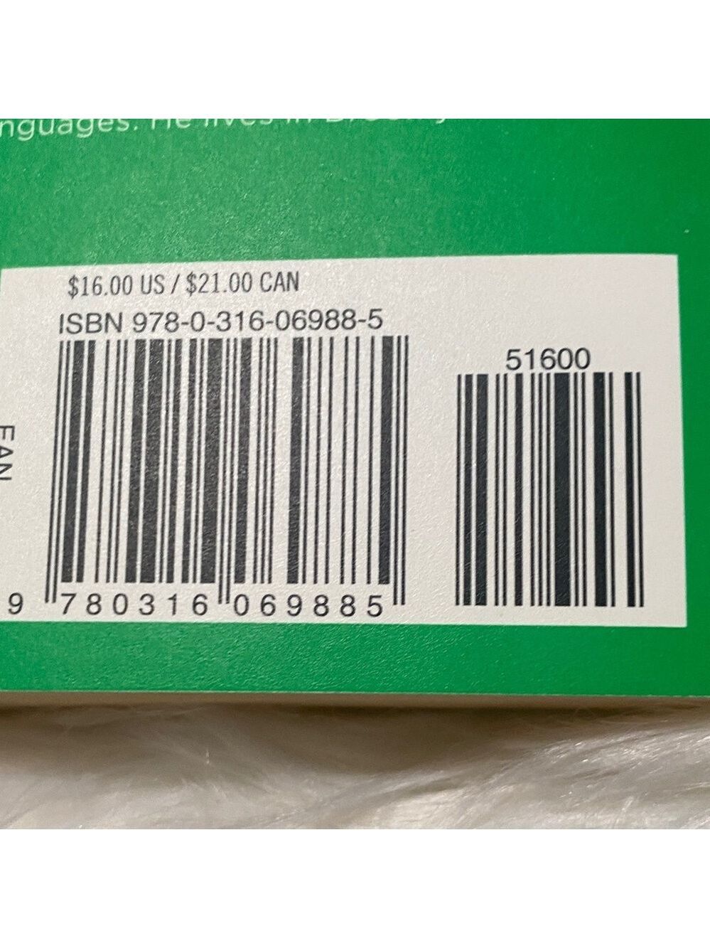 Green 'Eating Animals' Book by Jonathan Safran Foer - Picture 4 of 4